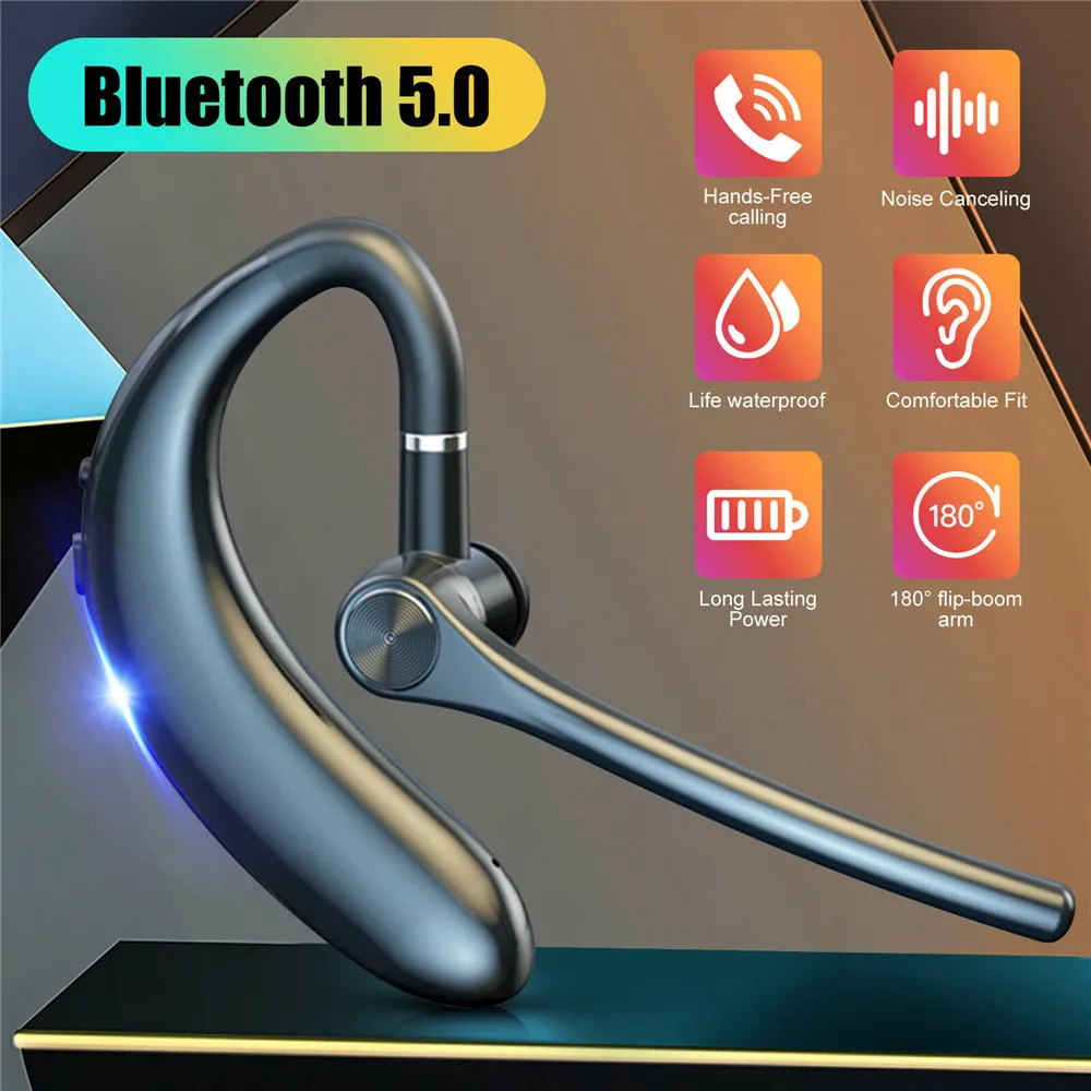 Bluetooth-наушники 5,0, беспроводная гарнитура для водителей, спортивные стереонаушники-вкладыши, простые деловые наушники с шумоподавлением
Bluetooth-наушники 5,0, беспроводная гарнитура для водителей, спортивные стереонаушники-вкладыши, простые деловые наушники с шумоподавлением