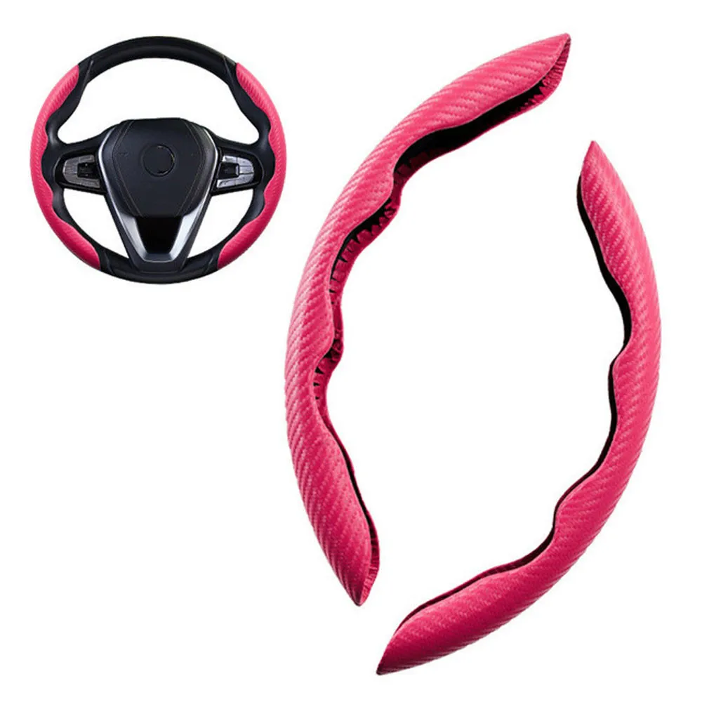 2X Carbon Fiber Style Non-Slip Steering Wheel Booster Cover Trim Car Accessories Car Modification Supplies
2X Carbon Fiber Style Non-Slip Steering Wheel Booster Cover Trim Car Accessories Car Modification Supplies