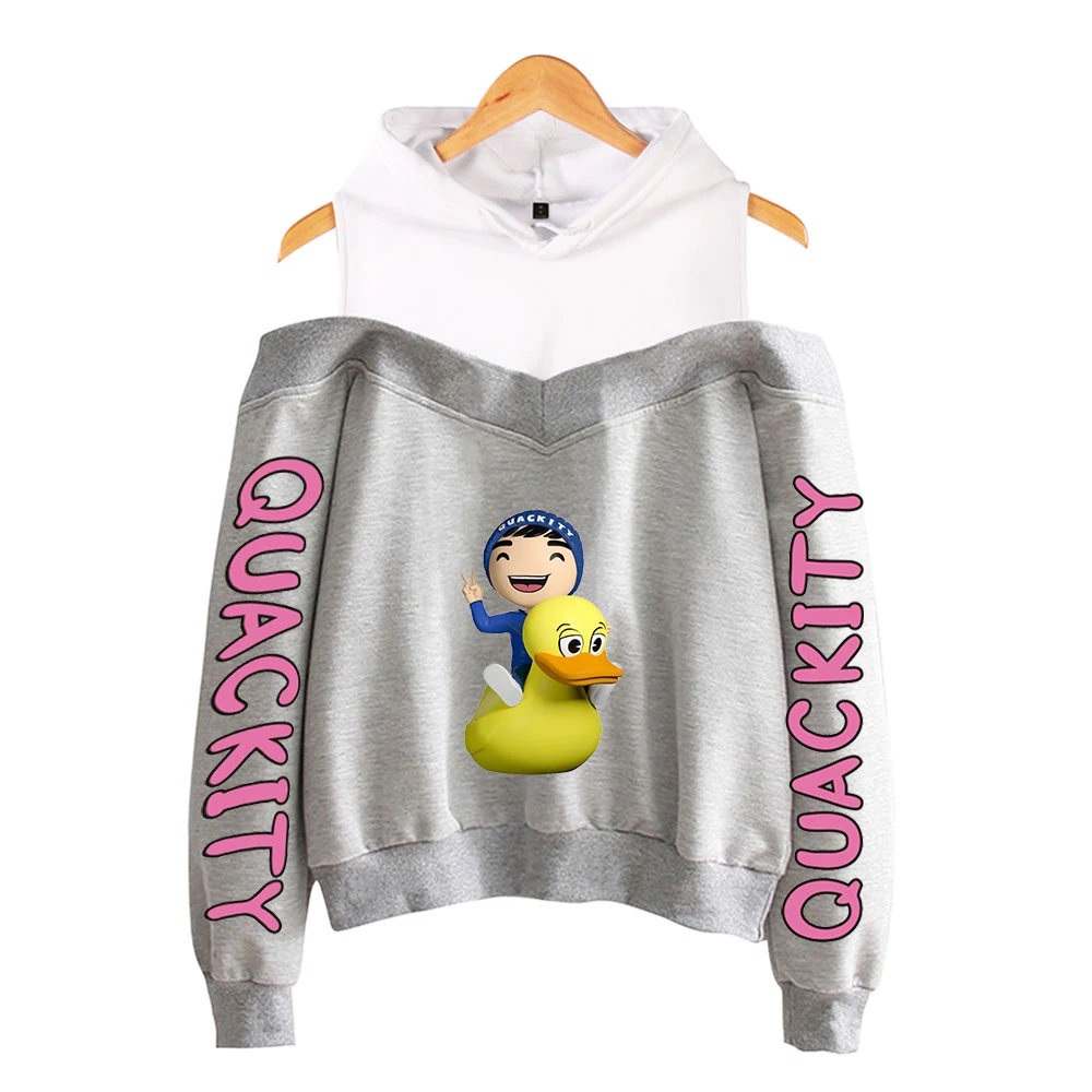 WAWNI Quackity Off Shoulder Hoodies Sweatshirts Harajuku Sexy Women Casual Pullover Loose Hoodie Sweatshirts Unique Tops 2021 
WAWNI Quackity Off Shoulder Hoodies Sweatshirts Harajuku Sexy Women Casual Pullover Loose Hoodie Sweatshirts Unique Tops 2021