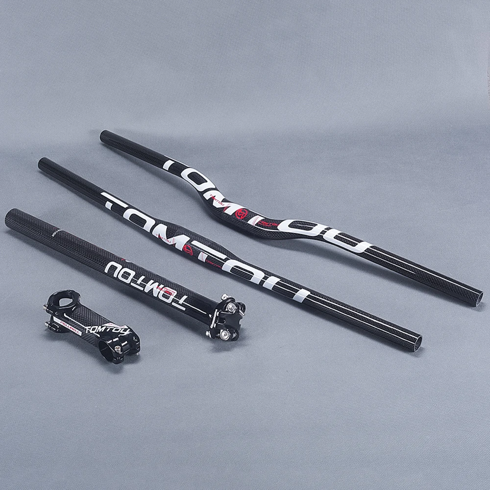 TOMTOU Ultralight Carbon Fibre Cycling MTB Road Parts Bicycle Handlebars Sets Handlebar + Seatpost + Stem Glossy White - TS3T59
TOMTOU Ultralight Carbon Fibre Cycling MTB Road Parts Bicycle Handlebars Sets Handlebar + Seatpost + Stem Glossy White - TS3T59