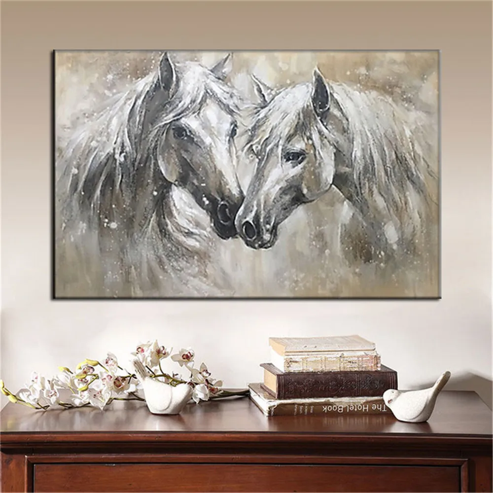 Hand-painted abstract modern oil painting animal horse European horse meaning horse to success hotel office decoration wall art 
Hand-painted abstract modern oil painting animal horse European horse meaning horse to success hotel office decoration wall art