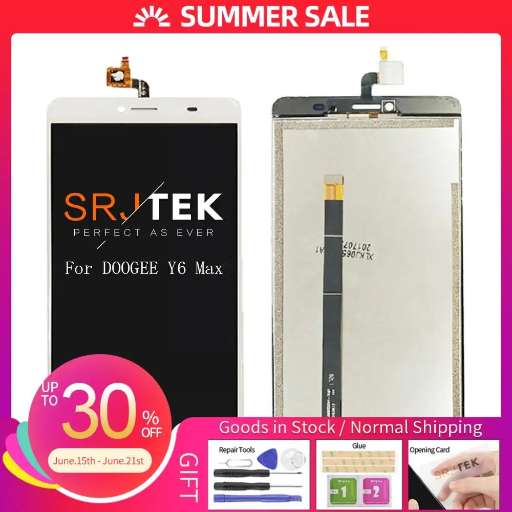1920X1080 5.5For DOOGEE Y6 MAX LCD Display Touch Screen Digitizer Assembly Repair Parts For DOOGEE Y6 Max LCD Screen 100% Tested
1920X1080 5.5For DOOGEE Y6 MAX LCD Display Touch Screen Digitizer Assembly Repair Parts For DOOGEE Y6 Max LCD Screen 100% Tested