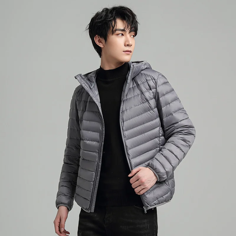 Men'S Light Down Jacket Gentleman 2021 Autumn Winter New Korean Wind Proof, Warm And Water Proof Short Duck Down Hooded Coat
Men'S Light Down Jacket Gentleman 2021 Autumn Winter New Korean Wind Proof, Warm And Water Proof Short Duck Down Hooded Coat