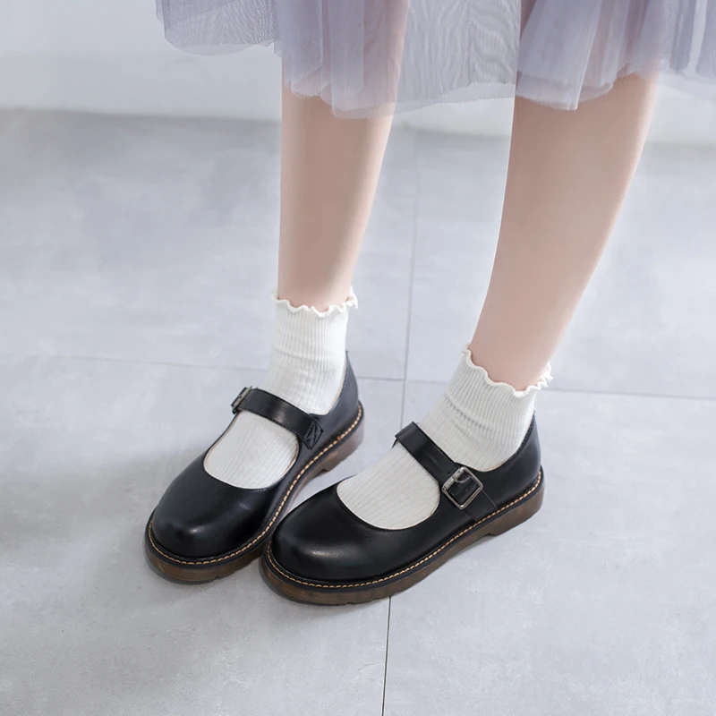 Small Female Summer Vintage College Style Block Heel Cute Soft Girl Black Mary Jane JK Shoes lykj-yZL
Small Female Summer Vintage College Style Block Heel Cute Soft Girl Black Mary Jane JK Shoes lykj-yZL
