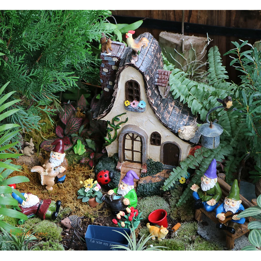 5pcs Fairy Garden Miniatures Gnome Dwarf Micro Mini Gnome Figurines Garden Gnomes and Fairys Resin Dwarf for Terrarium
5pcs Fairy Garden Miniatures Gnome Dwarf Micro Mini Gnome Figurines Garden Gnomes and Fairys Resin Dwarf for Terrarium