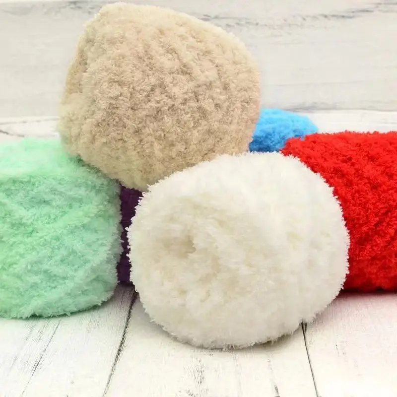 100g/ballKnitting Wool Yarn Soft Yarn Baby Thick Coral Velvet Yarn Hand Knitting Cashmere Crochet Thread For DIY Sweater Blanket
100g/ballKnitting Wool Yarn Soft Yarn Baby Thick Coral Velvet Yarn Hand Knitting Cashmere Crochet Thread For DIY Sweater Blanket