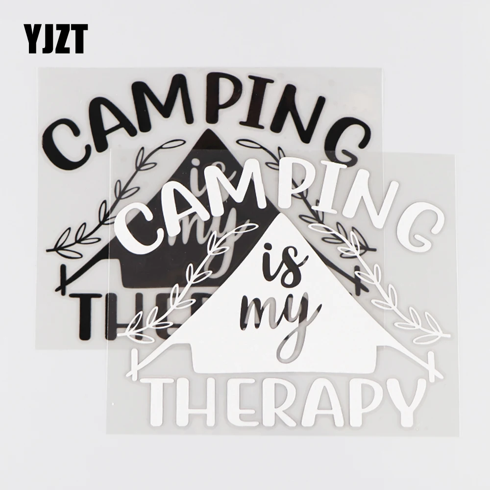 YJZT, 14,4 × 11,6 см, автомобильная наклейка для кемпинга «это моя терапия», Виниловая наклейка, Современное украшение, черный/серебристый 4C-0361
YJZT, 14,4 × 11,6 см, автомобильная наклейка для кемпинга «это моя терапия», Виниловая наклейка, Современное украшение, черный/серебристый 4C-0361