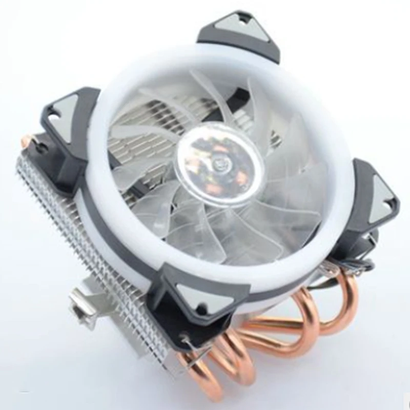 Cooling Fan RGB LED CPU Cooler Heatsink with 4 Heatpipe 2 Copper Pipe Support LGA 2011 775 771 1366 1155 1156
Cooling Fan RGB LED CPU Cooler Heatsink with 4 Heatpipe 2 Copper Pipe Support LGA 2011 775 771 1366 1155 1156