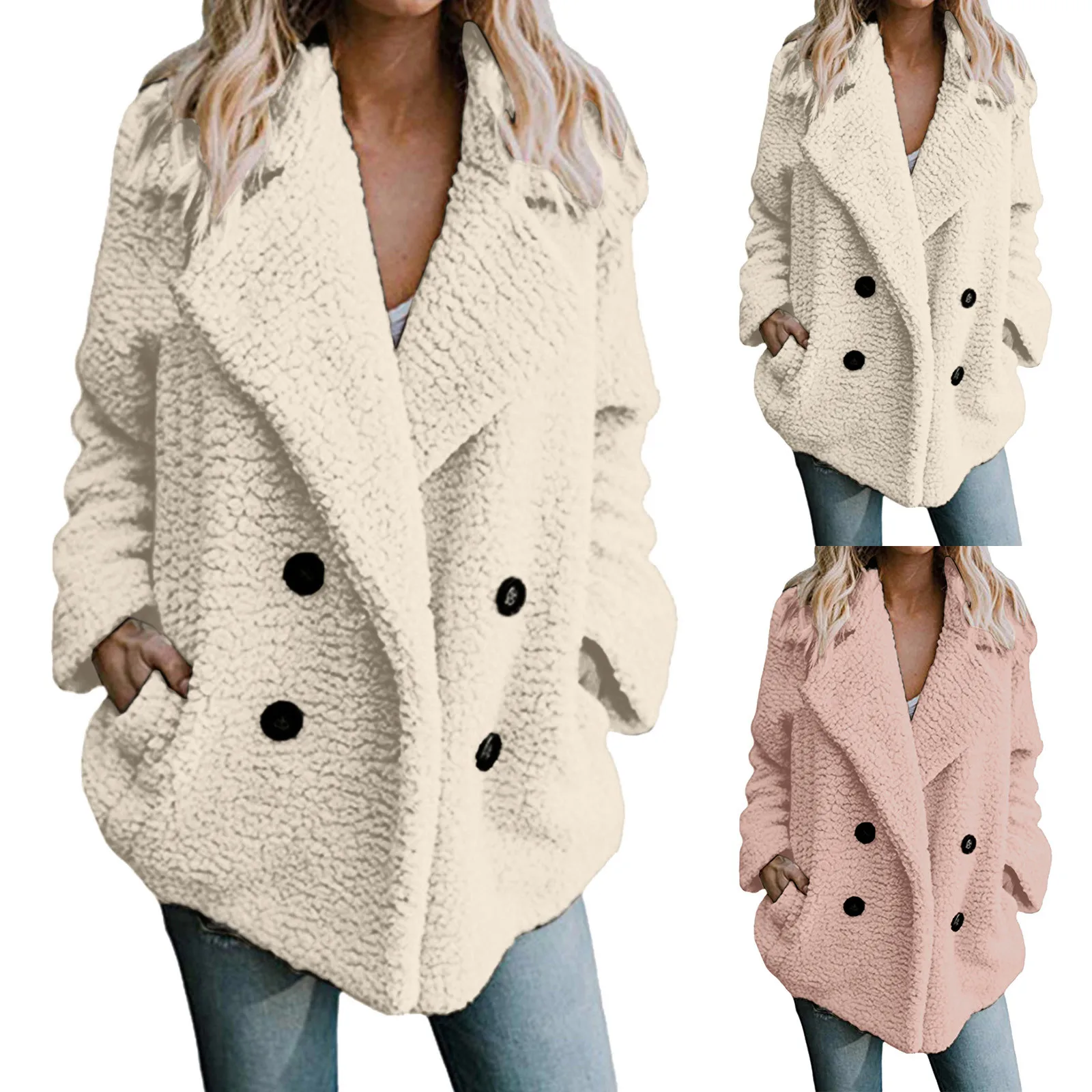 Teddy Coat Women Faux Fur Coats Long Sleeve Fluffy Fur Jackets Winter Warm Female Jacket Oversized Women Casual Winter Coat 2021
Teddy Coat Women Faux Fur Coats Long Sleeve Fluffy Fur Jackets Winter Warm Female Jacket Oversized Women Casual Winter Coat 2021