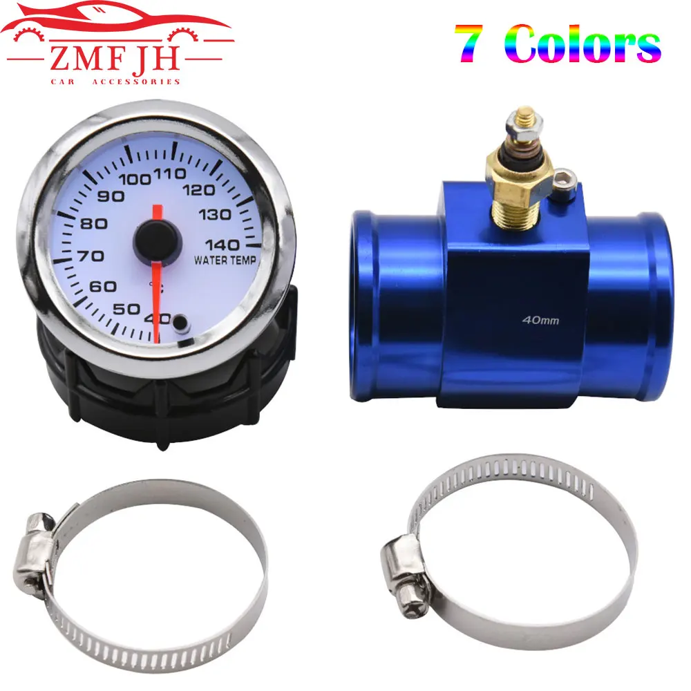 7Colors LED Light Car Racing Modification Digital Water Temperature Gauge 40-140 Celsius 52MM Temp Meter With Sensor and Adapter
7Colors LED Light Car Racing Modification Digital Water Temperature Gauge 40-140 Celsius 52MM Temp Meter With Sensor and Adapter