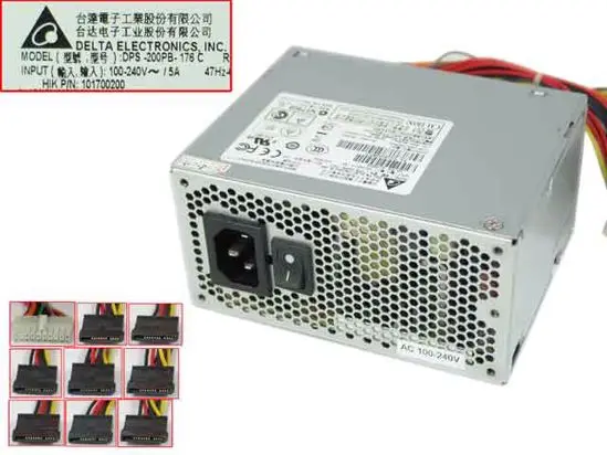 Delta Electronics DPS-200PB-176 C Блок питания для сервера 200 Вт, записывающее устройство 101700017 100-240 В 5A 47-63
Delta Electronics DPS-200PB-176 C Блок питания для сервера 200 Вт, записывающее устройство 101700017 100-240 В 5A 47-63