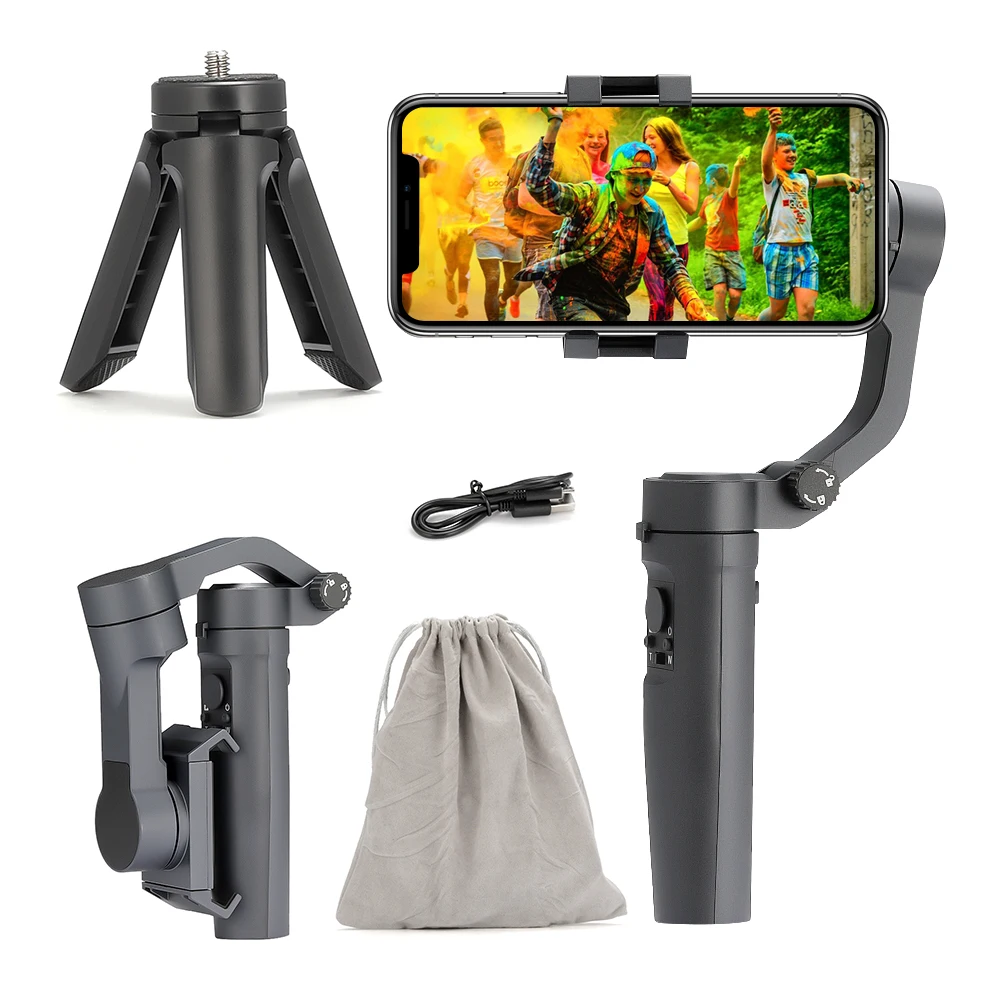 Handheld Gimbal Smartphone Stabilizer Foldable 3-Axis Selfie Stick For IPhone 12 11 X XS Video Handheld Gimbal For Samsung S21
Handheld Gimbal Smartphone Stabilizer Foldable 3-Axis Selfie Stick For IPhone 12 11 X XS Video Handheld Gimbal For Samsung S21