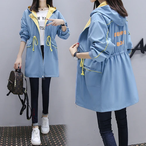Large Size Trench Coat For Women Windswearblack Trench Letter Overcoat Casual Casacos Compridos Femininos Autumn Spring Coats
Large Size Trench Coat For Women Windswearblack Trench Letter Overcoat Casual Casacos Compridos Femininos Autumn Spring Coats