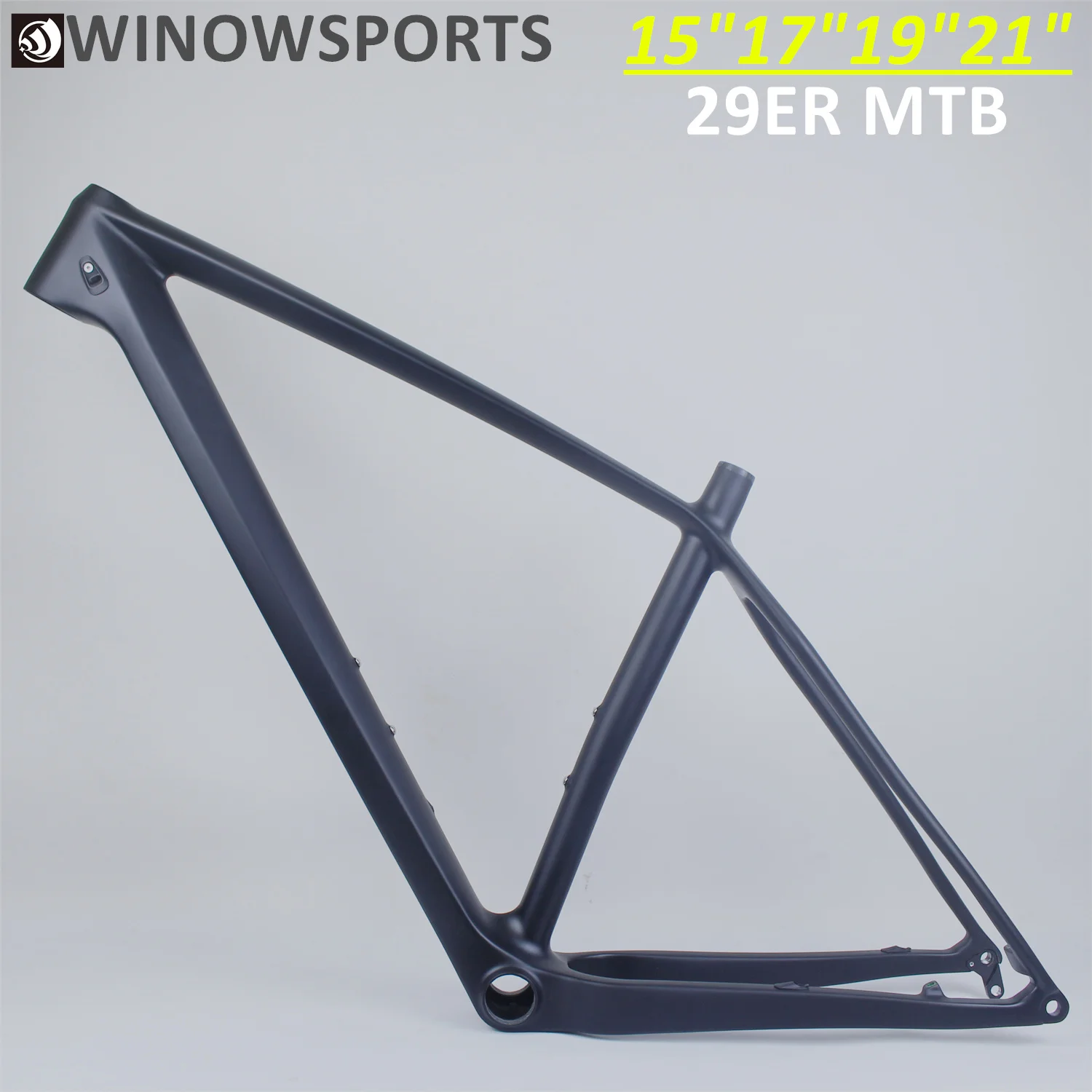 Winowsports 2020 chinese cheap hard tail carbon mountain bike frame 142*12mm/ 148*12mm 29er boost mtb 15 17 19 21" carbon bike
Winowsports 2020 chinese cheap hard tail carbon mountain bike frame 142*12mm/ 148*12mm 29er boost mtb 15 17 19 21" carbon bike