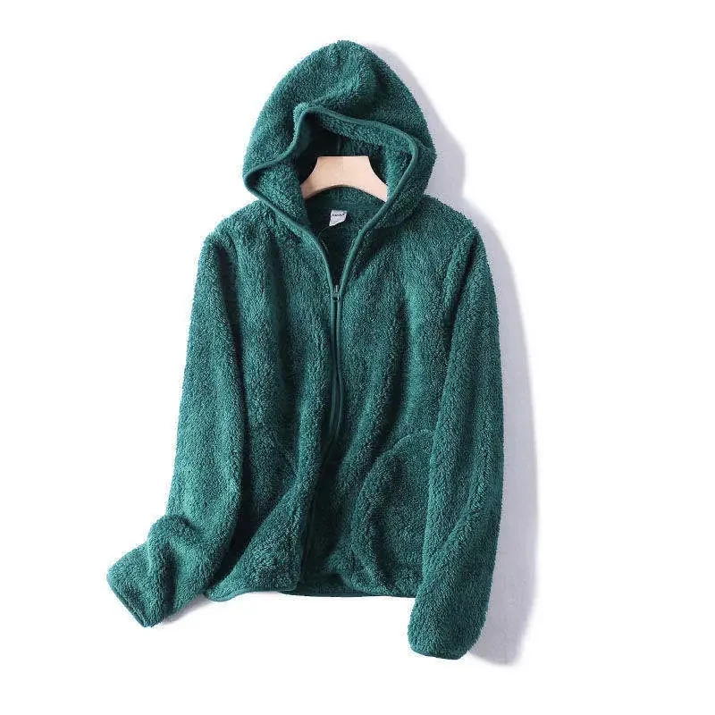 Coral fleece cardigan women's loose size short jacket for fall/winter 2021 new leisure plus velvet thick warm sports hoodie
Coral fleece cardigan women's loose size short jacket for fall/winter 2021 new leisure plus velvet thick warm sports hoodie