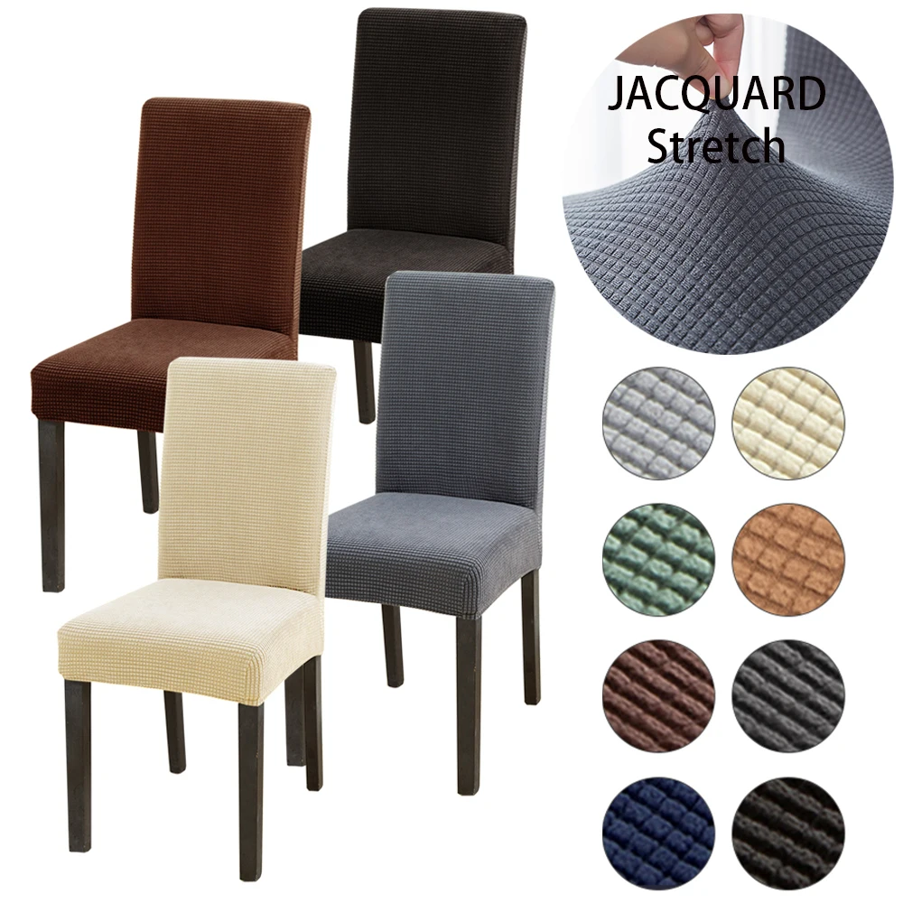 1/2/4/6pcs Jacquard Dining Chair Covers Waterproof Stretch Case Slipcover for Kitchen Chairs Hotel Banquet Seat Cover Elastic
1/2/4/6pcs Jacquard Dining Chair Covers Waterproof Stretch Case Slipcover for Kitchen Chairs Hotel Banquet Seat Cover Elastic