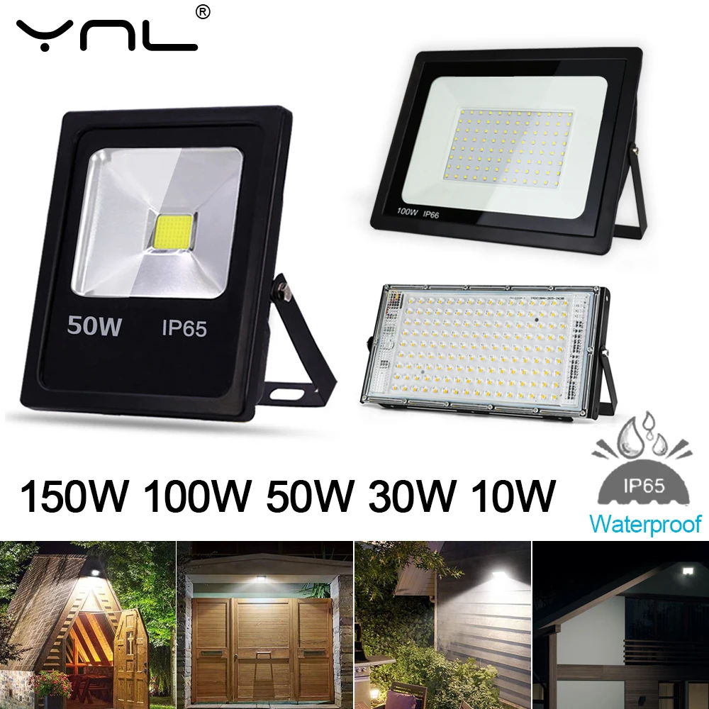 LED Flood Lamp 10W 30W 50W 100W 150W 200W AC 220V Outdoor Waterproof Reflector Projector Spotlight 230V Stree Landscape Lighting
LED Flood Lamp 10W 30W 50W 100W 150W 200W AC 220V Outdoor Waterproof Reflector Projector Spotlight 230V Stree Landscape Lighting