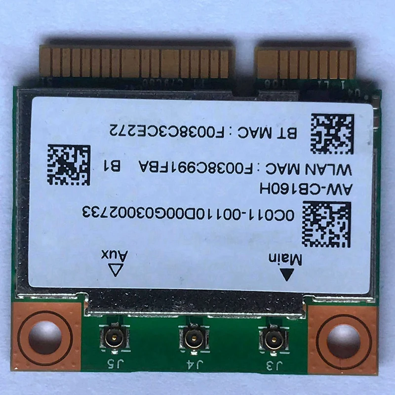 AW-CB160H Broadcom Bcm94360Hmb 802.11Ac 1300M Sem Fio Wifi Wlan Bluetooth 4.0 Mini Card Pci-E and 3Pcs Ipex 1 to Ipex 4
AW-CB160H Broadcom Bcm94360Hmb 802.11Ac 1300M Sem Fio Wifi Wlan Bluetooth 4.0 Mini Card Pci-E and 3Pcs Ipex 1 to Ipex 4