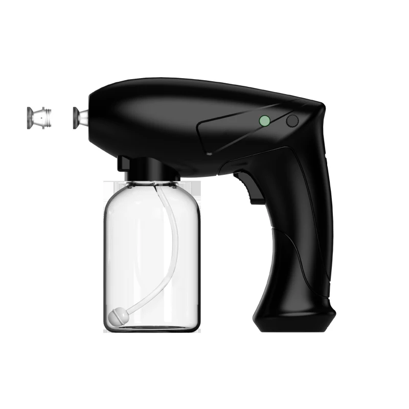 Cordless Nano Atomization Fogger Machine Blue Light Nano Battery Disinfection Gun Hair Nanos Steam Spray Guns Household Sprayer
Cordless Nano Atomization Fogger Machine Blue Light Nano Battery Disinfection Gun Hair Nanos Steam Spray Guns Household Sprayer