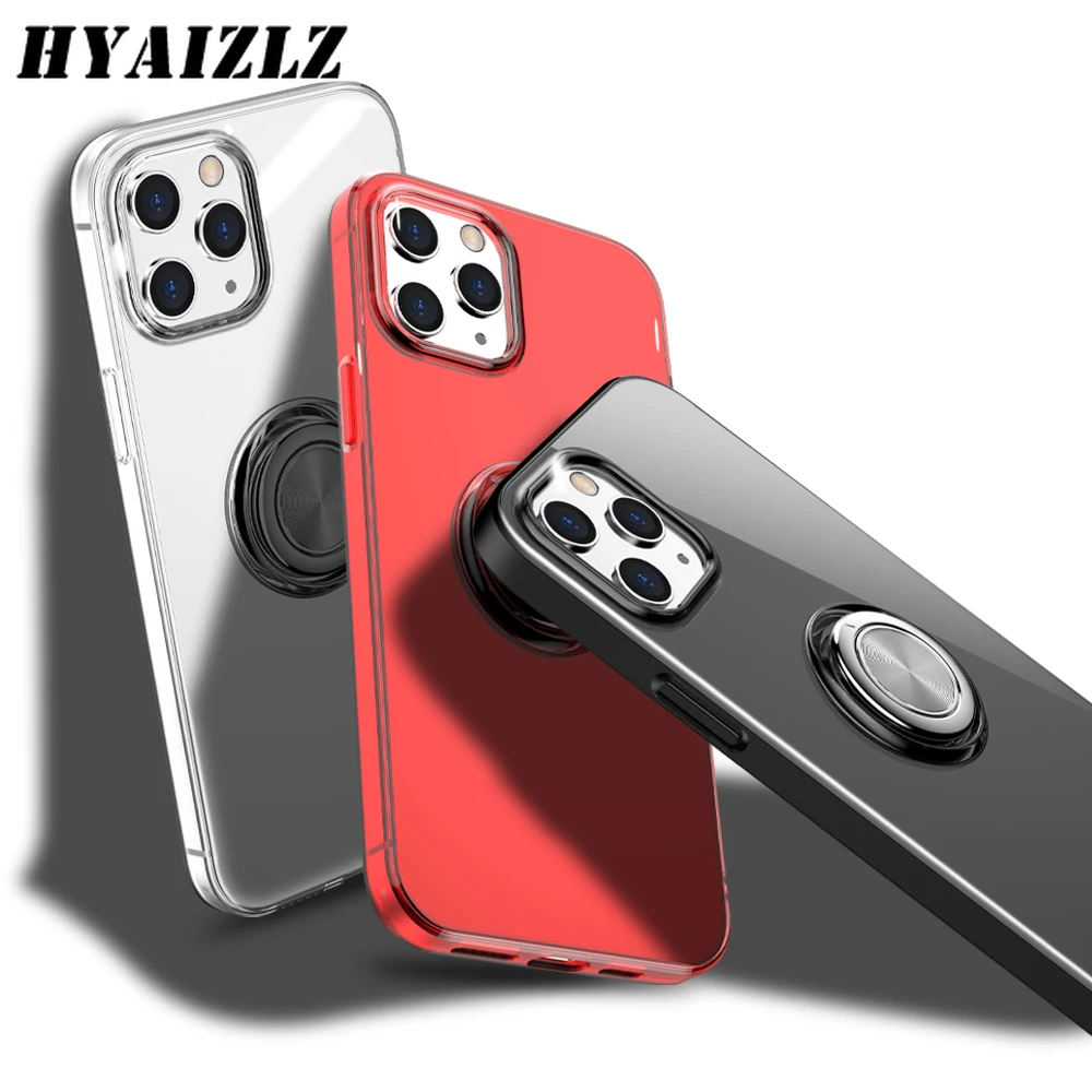 Transparentr Case for iPhone 12 Mini 11 Pro Max SE 2020 XR X XS 7 8 6S Plus Soft TPU Metal Ring Holder Cover Car Magnetic Stand
Transparentr Case for iPhone 12 Mini 11 Pro Max SE 2020 XR X XS 7 8 6S Plus Soft TPU Metal Ring Holder Cover Car Magnetic Stand