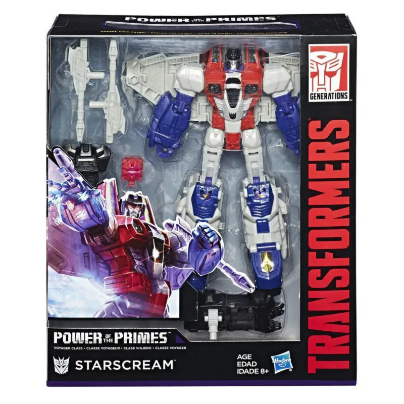 NEW Hasbro Transformers Generations - Starscream (Power of the Primes Voyager Class) 18cm PVC Action & Toy Figures E1137
NEW Hasbro Transformers Generations - Starscream (Power of the Primes Voyager Class) 18cm PVC Action & Toy Figures E1137