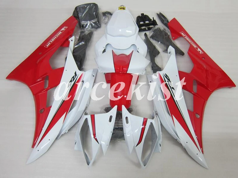 Новый ABS мотоцикл Полный обтекатели комплект для YAMAHA YZF-R6 2006 2007 06 07 R6 Кузов Набор белый красный
Новый ABS мотоцикл Полный обтекатели комплект для YAMAHA YZF-R6 2006 2007 06 07 R6 Кузов Набор белый красный