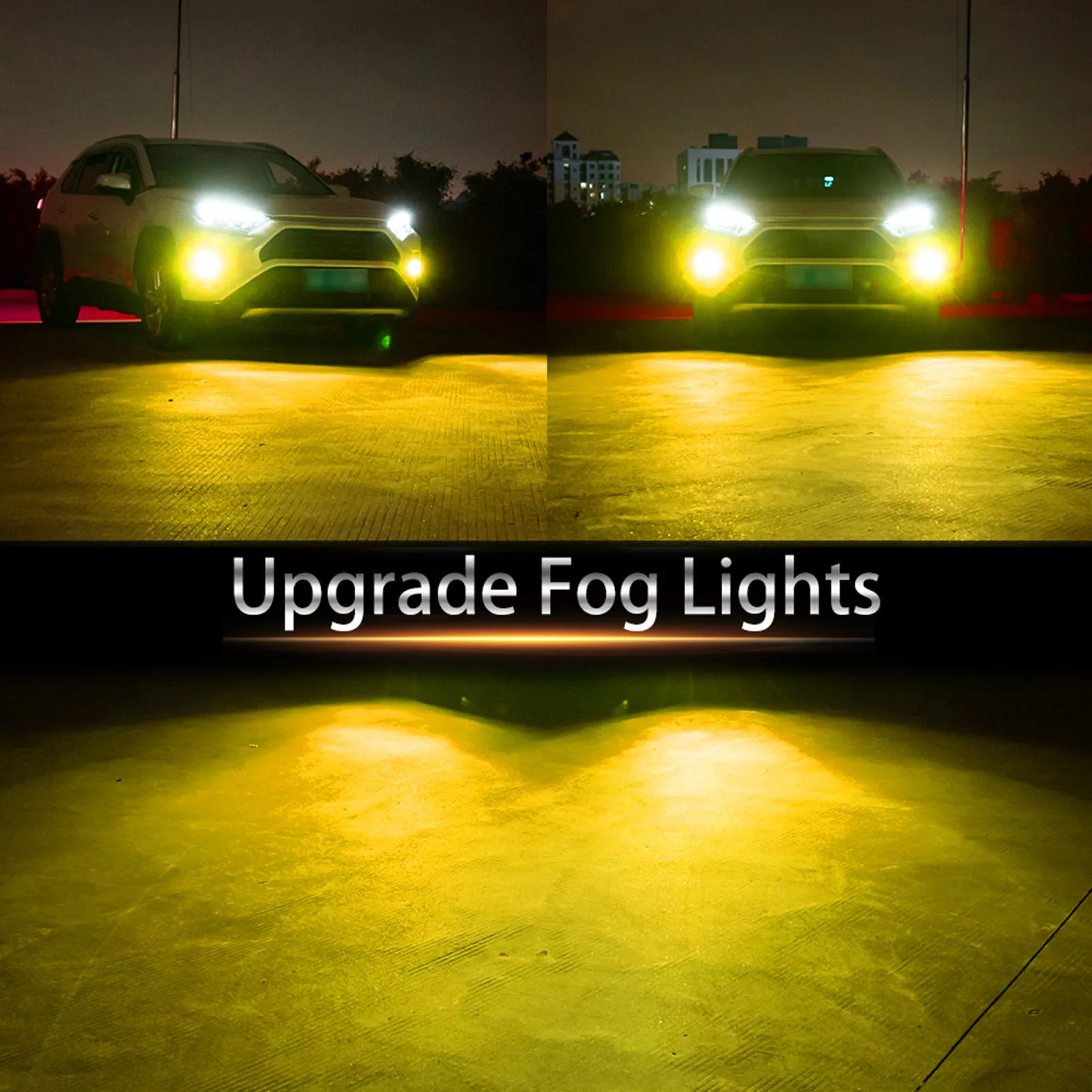 2PCS LED Fog Light Bulbs 5202 H8 880 9005 9006 P13W 3000K Yellow 3000 Lumens 30W High Power DRL Bulbs for Cars Trucks
2PCS LED Fog Light Bulbs 5202 H8 880 9005 9006 P13W 3000K Yellow 3000 Lumens 30W High Power DRL Bulbs for Cars Trucks