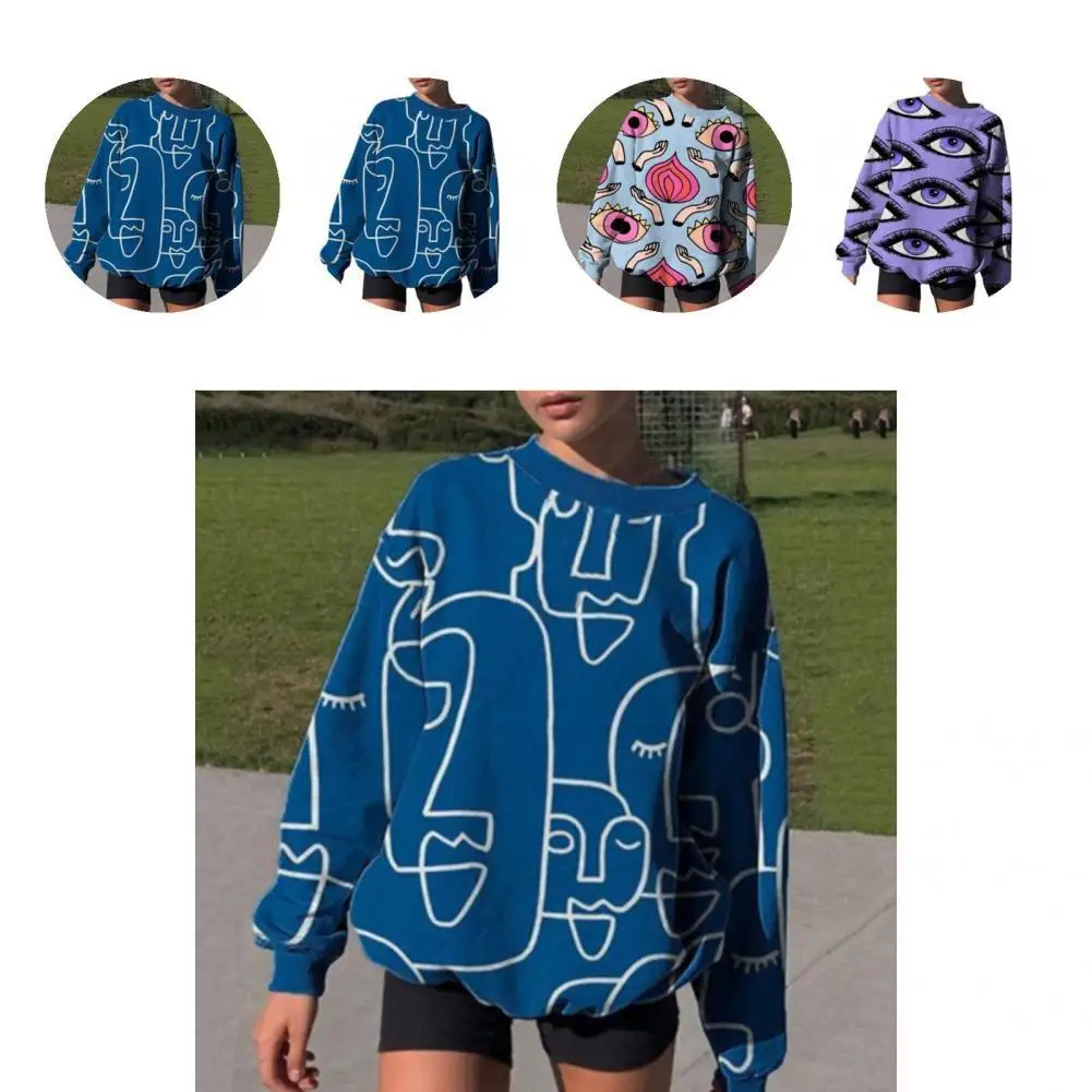 Sweat-absorbent Casual Fine Workmanship Sweatshirt 4 Sizes Women Pullover Soft for Daily Wear
Sweat-absorbent Casual Fine Workmanship Sweatshirt 4 Sizes Women Pullover Soft for Daily Wear