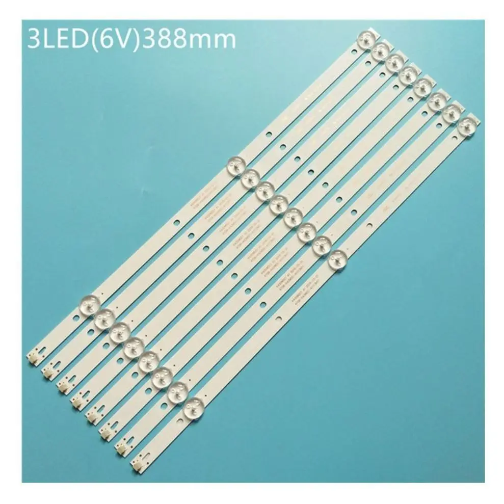 

LED Backlight strip 3 lamp for 4708-K43WDC-A3113N11 A1113N11 A2113N11 K430WDC1 A3 L43E6800 43HFF5952/T3 43L1600C 43bdl4012n/62