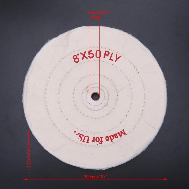 3/4/5/6/7/8"Cloth Buffing Wheel Grinder For Wood Metal Jewelry Polishing Tools
3/4/5/6/7/8"Cloth Buffing Wheel Grinder For Wood Metal Jewelry Polishing Tools