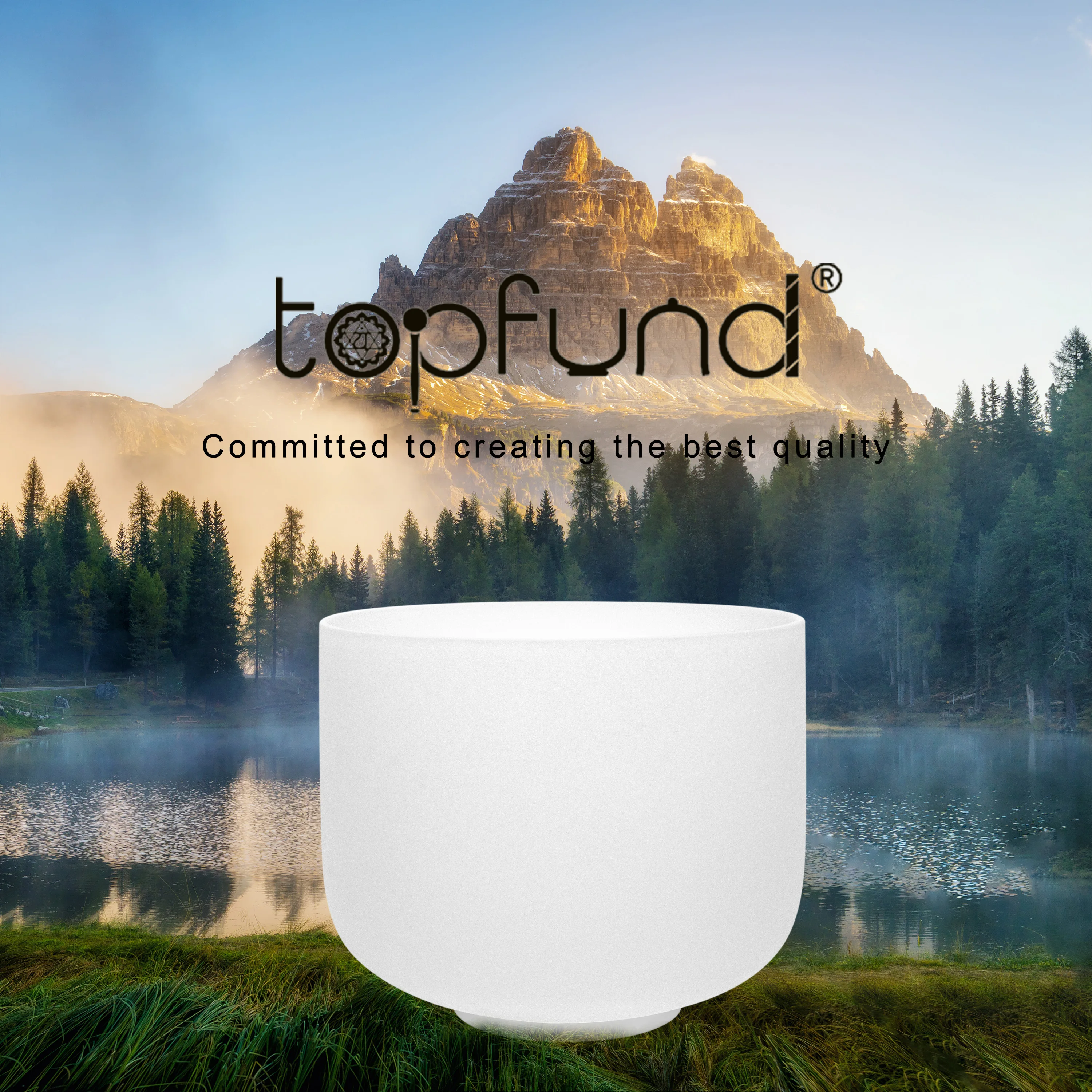TOPFUND 8 inch C note 432Hz Frosted Quartz Crystal Singing Bowl for Healing with Carrying Case O-ring and Suede Striker
TOPFUND 8 inch C note 432Hz Frosted Quartz Crystal Singing Bowl for Healing with Carrying Case O-ring and Suede Striker