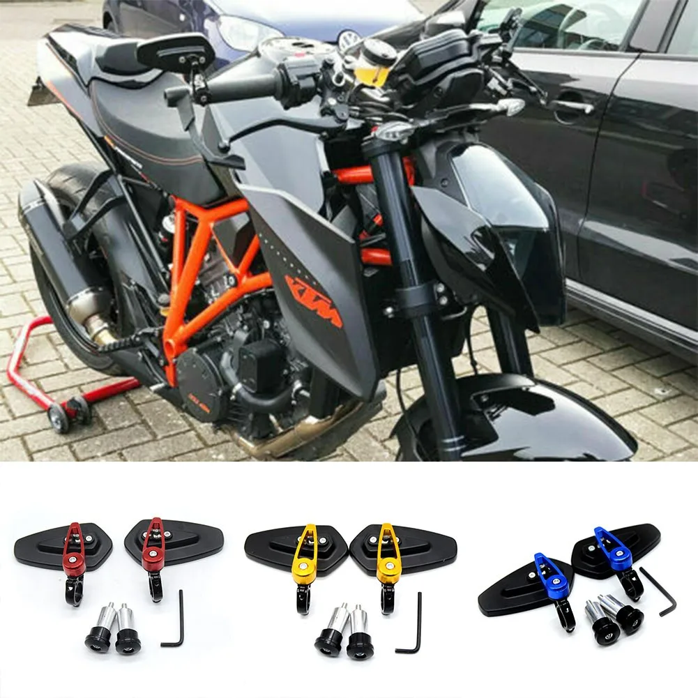 Motorcycle Universal 7/8\" Handle Bar End Rearview Side Mirrors Rear View Mirror Left & Right 360 Degree Adjustable For Honda
Motorcycle Universal 7/8\" Handle Bar End Rearview Side Mirrors Rear View Mirror Left & Right 360 Degree Adjustable For Honda