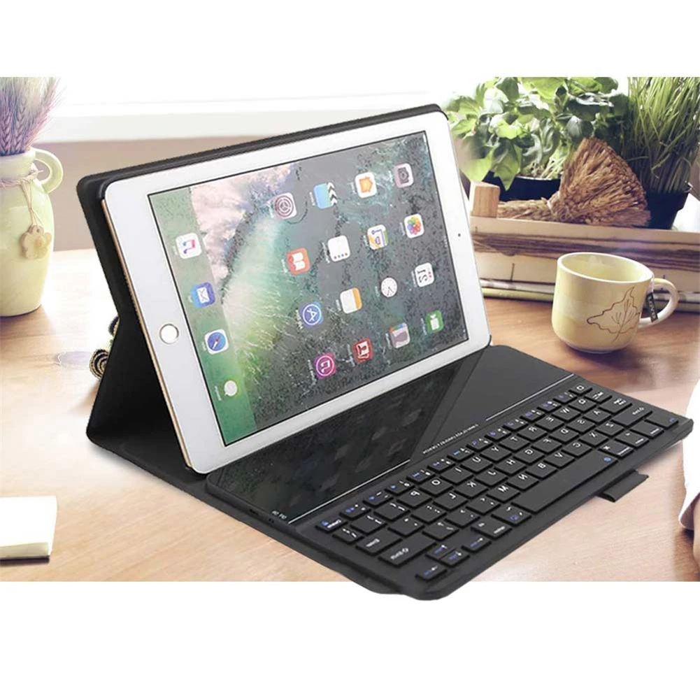 For iPad Air/Air 2/Pro 9.7/New iPad 2017 2018 Bracket Shockproof Case Cover With Bluetooth Removable Keyboard Wireless Keyboard
For iPad Air/Air 2/Pro 9.7/New iPad 2017 2018 Bracket Shockproof Case Cover With Bluetooth Removable Keyboard Wireless Keyboard