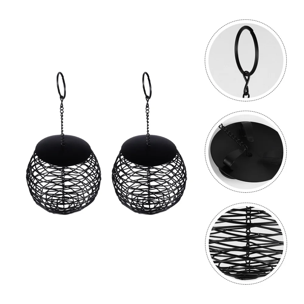 2pcs Outdoor Hanging Bird Feeder Bird Food Container Garden Feeding Tool 
2pcs Outdoor Hanging Bird Feeder Bird Food Container Garden Feeding Tool