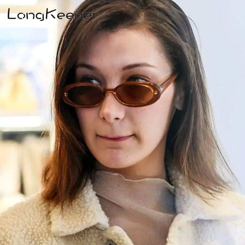 LongKeeper 2021 Small Oval Sunglasses Women Men Retro Vintage Sun Glasses Ladies Black White Pink Clear Shades for Female 90s
LongKeeper 2021 Small Oval Sunglasses Women Men Retro Vintage Sun Glasses Ladies Black White Pink Clear Shades for Female 90s
