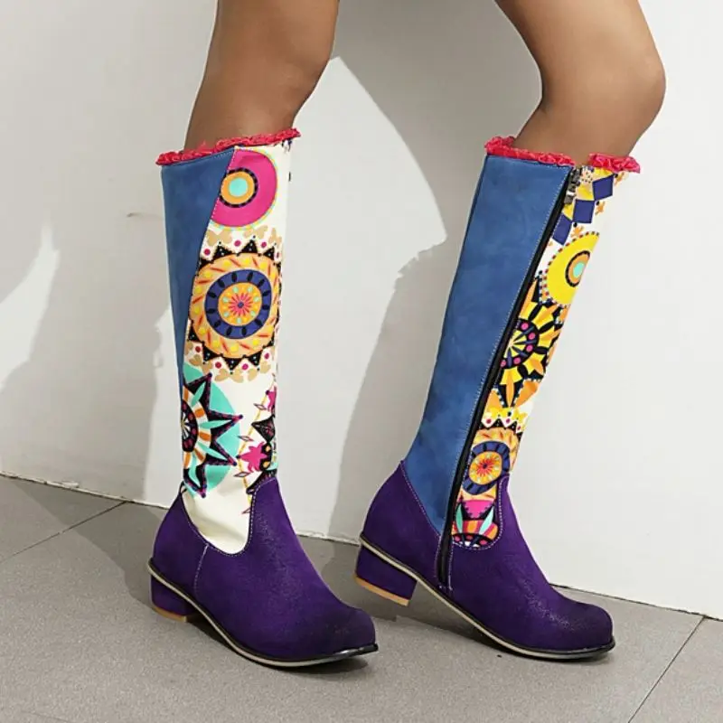 KemeKiss Women Knee Boots Fashion Print Zipper Thick High Winter Shoe Woman Warm Long Boot Casual Daily Lady Footwear Size 34-43
KemeKiss Women Knee Boots Fashion Print Zipper Thick High Winter Shoe Woman Warm Long Boot Casual Daily Lady Footwear Size 34-43