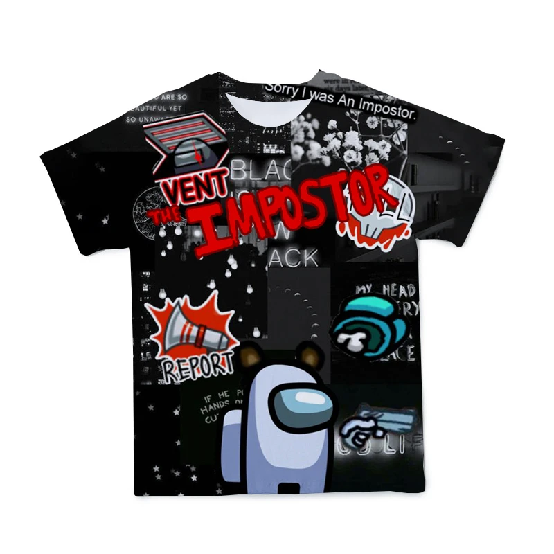 Hot Search Game Among US Men'S/Boys Oversized Short-Sleeved T-Shirt 2021 Summer New Breathable Round Neck Casual Tops 110-6XL
Hot Search Game Among US Men'S/Boys Oversized Short-Sleeved T-Shirt 2021 Summer New Breathable Round Neck Casual Tops 110-6XL