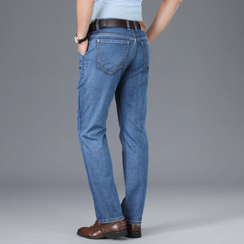 2021 Spring Luxury High Quality Cotton Stretch Business Casual Men's Straight Lightweight Thin Jeans Youth Fashion Denim Jeans
2021 Spring Luxury High Quality Cotton Stretch Business Casual Men's Straight Lightweight Thin Jeans Youth Fashion Denim Jeans