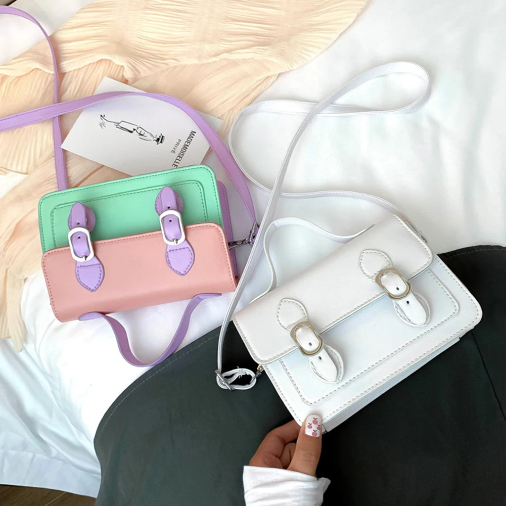 Popular Simple Female Daily Bag Fashion Women Shoulder Handbag PU Belt Buckle Small Square Crossbody Phone Bag
Popular Simple Female Daily Bag Fashion Women Shoulder Handbag PU Belt Buckle Small Square Crossbody Phone Bag
