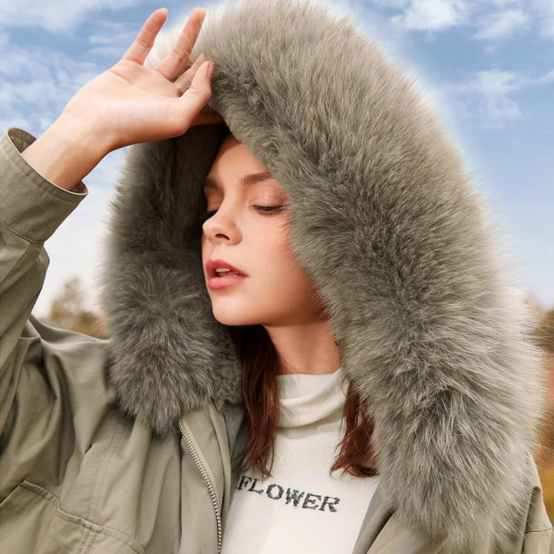 SHZQ Parker Overcome Women's Short Style 2021 Winter New Large Wool Collar White Duck Down Loose Work Clothes Down Jacket
SHZQ Parker Overcome Women's Short Style 2021 Winter New Large Wool Collar White Duck Down Loose Work Clothes Down Jacket