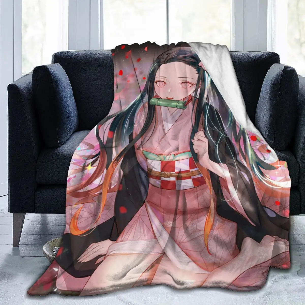 Ghost blade soft and warm coral velvet 3D printed Plush Blanket Sofa bed sheet knee cover baby girl children's gift
Ghost blade soft and warm coral velvet 3D printed Plush Blanket Sofa bed sheet knee cover baby girl children's gift