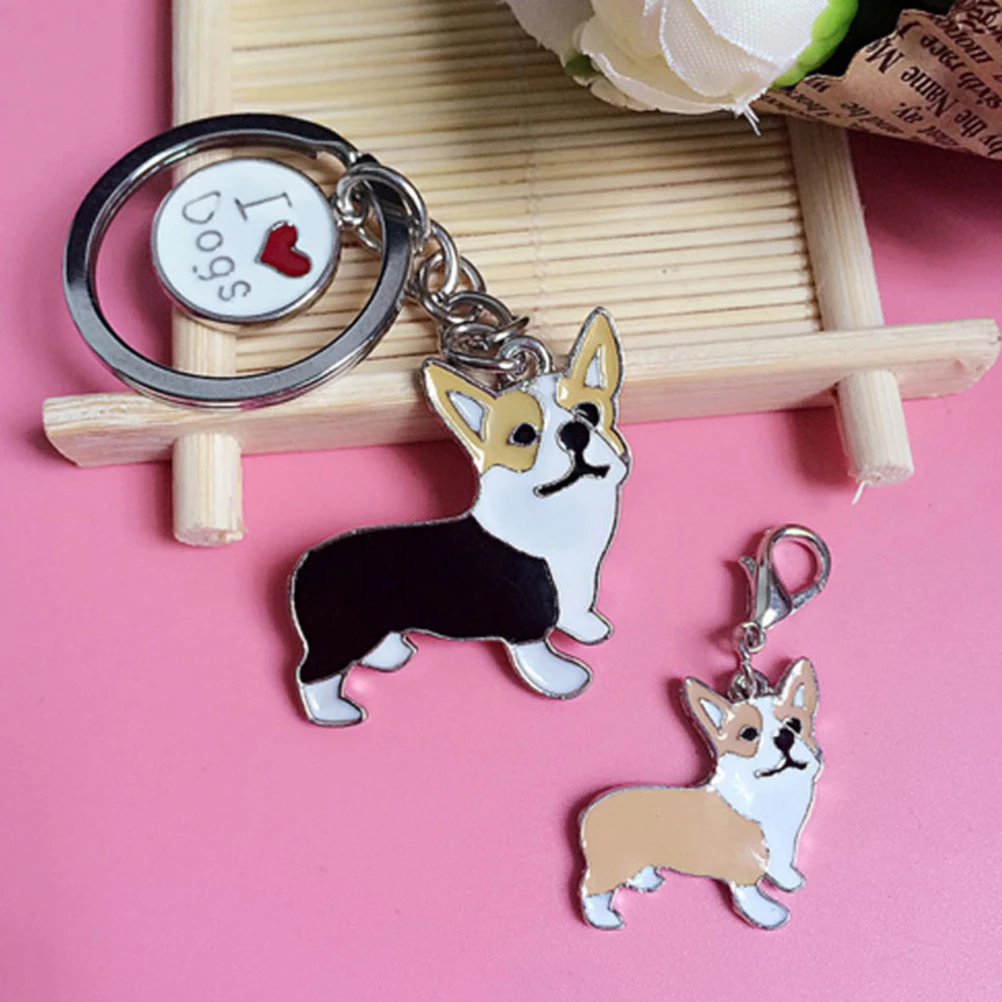 Lovely Dog Shape Key Chain Cute Corgi Dog Figure Dogs Key Ring Shape Cheap Keychain Car Keyring Very Key Gift
Lovely Dog Shape Key Chain Cute Corgi Dog Figure Dogs Key Ring Shape Cheap Keychain Car Keyring Very Key Gift