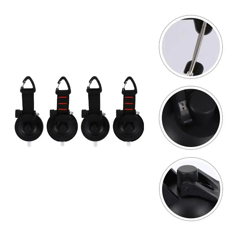 4pcs Durable Professional Suction Cup Securing Hook Suction Cup Anchor For Outdoor Tent
4pcs Durable Professional Suction Cup Securing Hook Suction Cup Anchor For Outdoor Tent