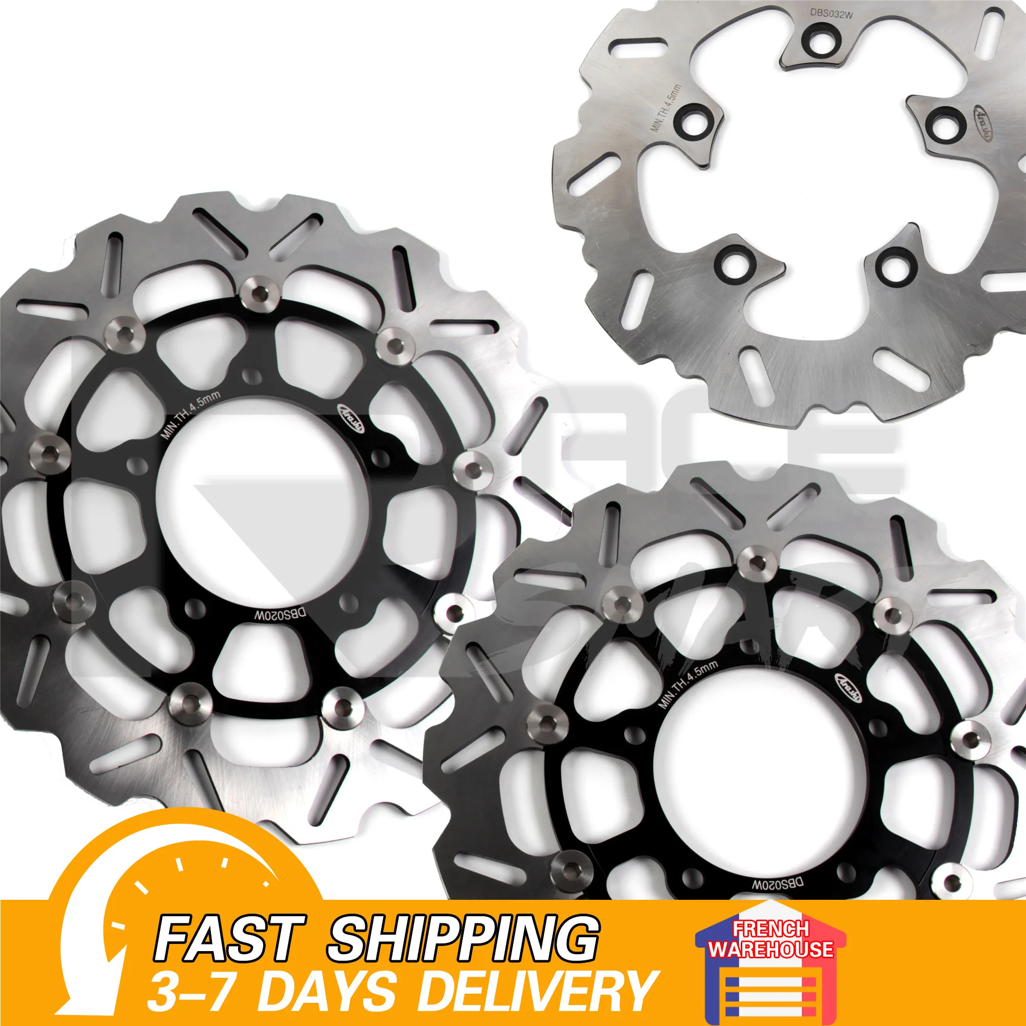 

Motorcycle CNC Front Rear Brake Disc For SUZUKI GSXR 750 GSXR600 2006 2007 Floating Brake Disk Rotors GSXR750 GSX-R750 GSX-R600