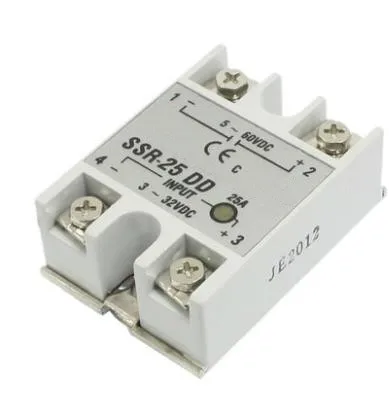 10 pcs SSR-25DD Single-Phase Solid State Relay 25A/110V DC control SSR25DD | Электроника