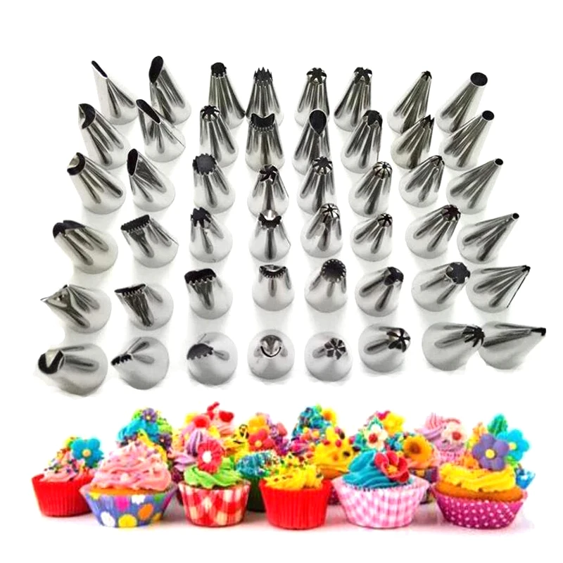 7/11/48PCS Stainless Steel Icing Piping Cake Nozzles Russian Pastry Decorating Tips Baking Tools For Cake Dessert 48PCS
7/11/48PCS Stainless Steel Icing Piping Cake Nozzles Russian Pastry Decorating Tips Baking Tools For Cake Dessert 48PCS