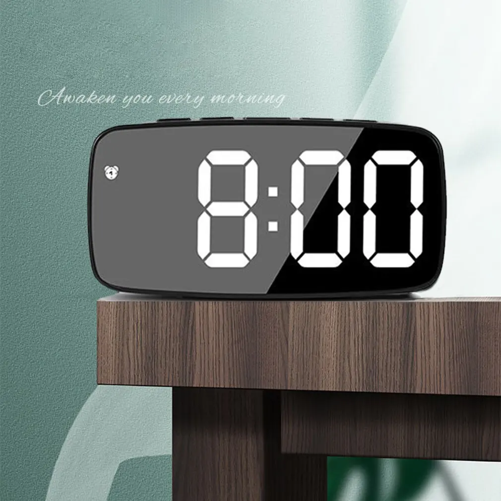 LED Large Mirror Alarm Clock Multi-function LED Durable Electronic Easy-to-use Clock Brightness Digital Display
LED Large Mirror Alarm Clock Multi-function LED Durable Electronic Easy-to-use Clock Brightness Digital Display