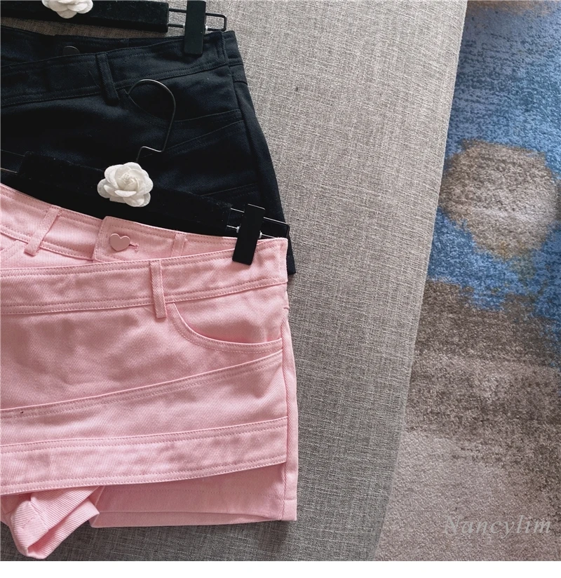 Pink Shorts for Women 2021 Spring New Korean Style Slimming Fit Office Lady Short Denim Jeans Black Nancylim
Pink Shorts for Women 2021 Spring New Korean Style Slimming Fit Office Lady Short Denim Jeans Black Nancylim