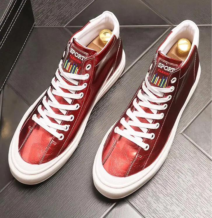 New Men high tops red white black flats thick bottom Shoes skateboard Man Trending Leisure Shoes web celebrity zapatos hombre
New Men high tops red white black flats thick bottom Shoes skateboard Man Trending Leisure Shoes web celebrity zapatos hombre