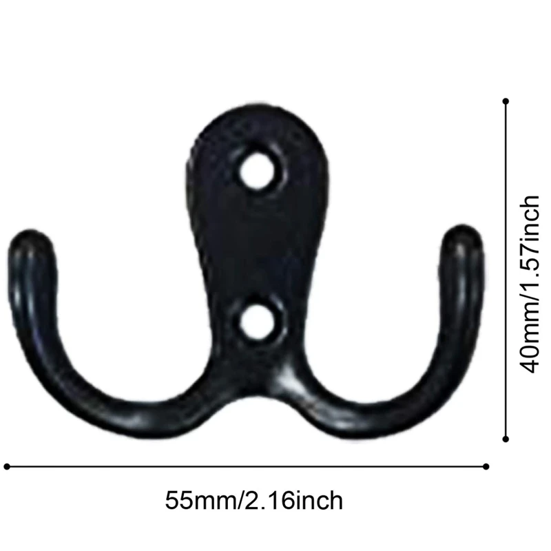 15 Pieces Double Prong Robe Hook Cloth Hanger and 10 Pieces Heavy Duty Dual Coat Hooks Wall Mounted with Screws
15 Pieces Double Prong Robe Hook Cloth Hanger and 10 Pieces Heavy Duty Dual Coat Hooks Wall Mounted with Screws